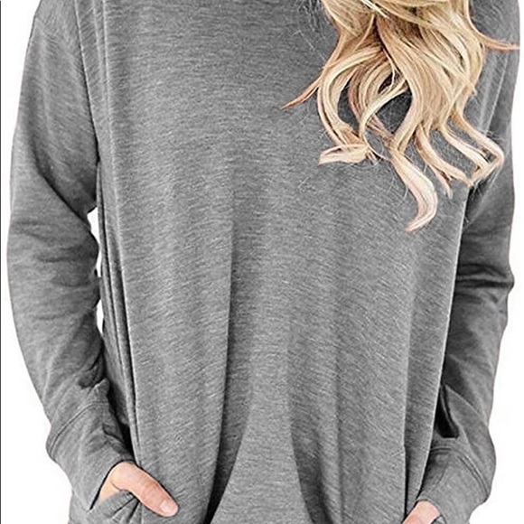 Women's Long and Short Sleeve Sweatshirts with Pockets ( BRAND NEW IN PACKAGE ) - Picture 2 of 5